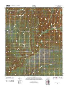 Maverick SW Arizona Historical topographic map, 1:24000 scale, 7.5 X 7.5 Minute, Year 2011