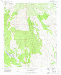 Mayer Arizona Historical topographic map, 1:24000 scale, 7.5 X 7.5 Minute, Year 1974