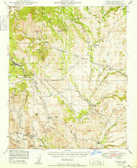 Mayer Arizona Historical topographic map, 1:62500 scale, 15 X 15 Minute, Year 1949