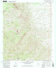 Mazatzal Peak Arizona Historical topographic map, 1:24000 scale, 7.5 X 7.5 Minute, Year 1972