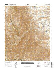 Mazatzal Peak Arizona Current topographic map, 1:24000 scale, 7.5 X 7.5 Minute, Year 2014