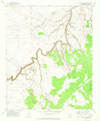 McCauley Sinks Arizona Historical topographic map, 1:24000 scale, 7.5 X 7.5 Minute, Year 1970