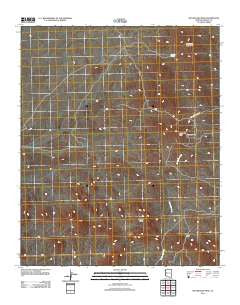McCracken Peak Arizona Historical topographic map, 1:24000 scale, 7.5 X 7.5 Minute, Year 2011