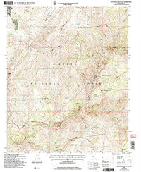 McDonald Mountain Arizona Historical topographic map, 1:24000 scale, 7.5 X 7.5 Minute, Year 2004