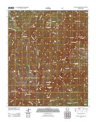 McDonald Mountain Arizona Historical topographic map, 1:24000 scale, 7.5 X 7.5 Minute, Year 2011