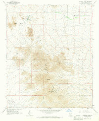 McDowell Peak Arizona Historical topographic map, 1:24000 scale, 7.5 X 7.5 Minute, Year 1965