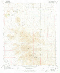 McDowell Peak Arizona Historical topographic map, 1:24000 scale, 7.5 X 7.5 Minute, Year 1965