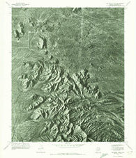 McDowell Peak Arizona Historical topographic map, 1:24000 scale, 7.5 X 7.5 Minute, Year 1971