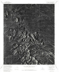 McDowell Peak Arizona Historical topographic map, 1:24000 scale, 7.5 X 7.5 Minute, Year 1971