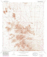 McDowell Peak Arizona Historical topographic map, 1:24000 scale, 7.5 X 7.5 Minute, Year 1965