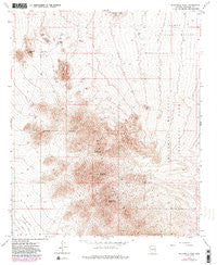 McDowell Peak Arizona Historical topographic map, 1:24000 scale, 7.5 X 7.5 Minute, Year 1965