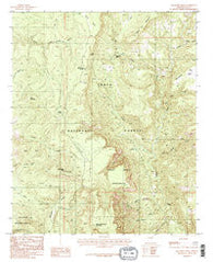 McFadden Peak Arizona Historical topographic map, 1:24000 scale, 7.5 X 7.5 Minute, Year 1986