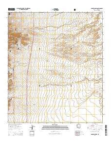 McGrew Spring Arizona Current topographic map, 1:24000 scale, 7.5 X 7.5 Minute, Year 2014