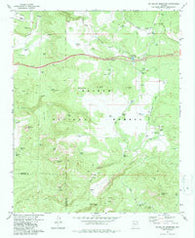 McLellan Reservoir Arizona Historical topographic map, 1:24000 scale, 7.5 X 7.5 Minute, Year 1979