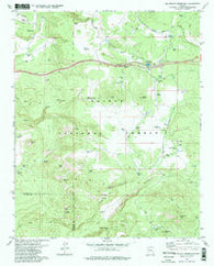 McLellan Reservoir Arizona Historical topographic map, 1:24000 scale, 7.5 X 7.5 Minute, Year 1979