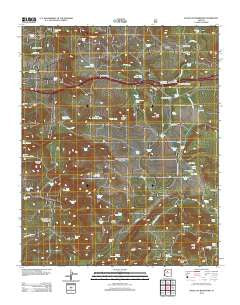 McLellan Reservoir Arizona Historical topographic map, 1:24000 scale, 7.5 X 7.5 Minute, Year 2012