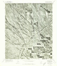 McMicken Dam Arizona Historical topographic map, 1:24000 scale, 7.5 X 7.5 Minute, Year 1971