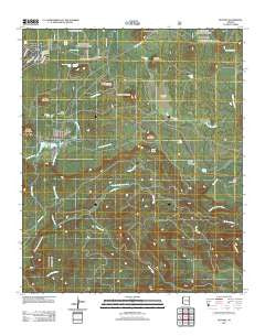 McNary Arizona Historical topographic map, 1:24000 scale, 7.5 X 7.5 Minute, Year 2011