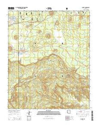 McNary Arizona Current topographic map, 1:24000 scale, 7.5 X 7.5 Minute, Year 2014