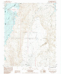 Meadview North Arizona Historical topographic map, 1:24000 scale, 7.5 X 7.5 Minute, Year 1984