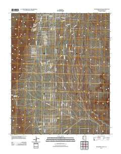Meadview South Arizona Historical topographic map, 1:24000 scale, 7.5 X 7.5 Minute, Year 2011