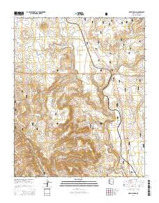 Meath Spring Arizona Current topographic map, 1:24000 scale, 7.5 X 7.5 Minute, Year 2014