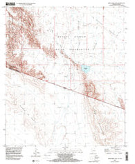 Menagers Lake Arizona Historical topographic map, 1:24000 scale, 7.5 X 7.5 Minute, Year 1996