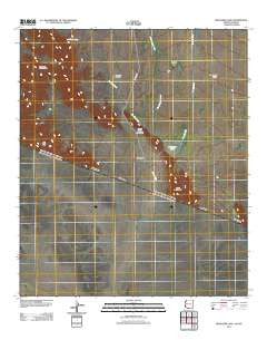 Menagers Lake Arizona Historical topographic map, 1:24000 scale, 7.5 X 7.5 Minute, Year 2011