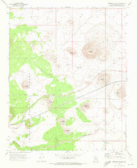 Merriam Crater Arizona Historical topographic map, 1:24000 scale, 7.5 X 7.5 Minute, Year 1969