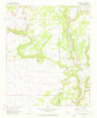 Mesa Parada Arizona Historical topographic map, 1:24000 scale, 7.5 X 7.5 Minute, Year 1971