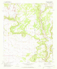 Mesa Parada Arizona Historical topographic map, 1:24000 scale, 7.5 X 7.5 Minute, Year 1971