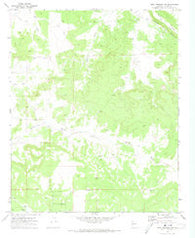Mesa Redonda NW Arizona Historical topographic map, 1:24000 scale, 7.5 X 7.5 Minute, Year 1971