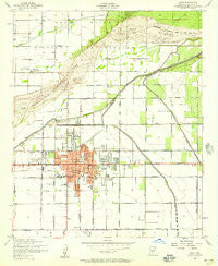Mesa Arizona Historical topographic map, 1:24000 scale, 7.5 X 7.5 Minute, Year 1952