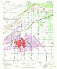 Mesa Arizona Historical topographic map, 1:24000 scale, 7.5 X 7.5 Minute, Year 1952