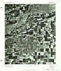 Mesa Arizona Historical topographic map, 1:24000 scale, 7.5 X 7.5 Minute, Year 1971