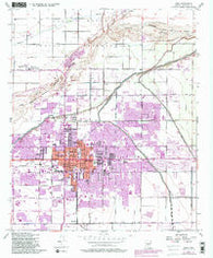 Mesa Arizona Historical topographic map, 1:24000 scale, 7.5 X 7.5 Minute, Year 1952