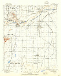 Mesa Arizona Historical topographic map, 1:62500 scale, 15 X 15 Minute, Year 1913