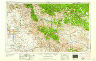 Mesa Arizona Historical topographic map, 1:250000 scale, 1 X 2 Degree, Year 1958