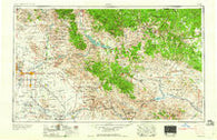 Mesa Arizona Historical topographic map, 1:250000 scale, 1 X 2 Degree, Year 1960