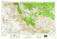 Mesa Arizona Historical topographic map, 1:250000 scale, 1 X 2 Degree, Year 1964