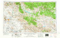 Mesa Arizona Historical topographic map, 1:250000 scale, 1 X 2 Degree, Year 1954