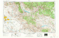 Mesa Arizona Historical topographic map, 1:250000 scale, 1 X 2 Degree, Year 1954