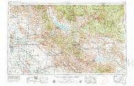 Mesa Arizona Historical topographic map, 1:250000 scale, 1 X 2 Degree, Year 1954
