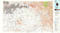 Mesa Arizona Historical topographic map, 1:100000 scale, 30 X 60 Minute, Year 1994