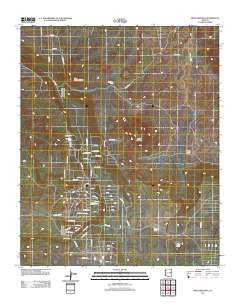 Mesa Redonda Arizona Historical topographic map, 1:24000 scale, 7.5 X 7.5 Minute, Year 2011