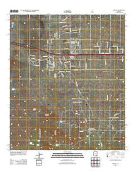 Mescal Arizona Historical topographic map, 1:24000 scale, 7.5 X 7.5 Minute, Year 2012