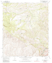 Mescal Warm Spring Arizona Historical topographic map, 1:24000 scale, 7.5 X 7.5 Minute, Year 1968