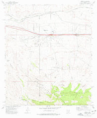 Mescal Arizona Historical topographic map, 1:24000 scale, 7.5 X 7.5 Minute, Year 1973
