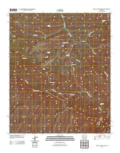 Mescal Warm Spring Arizona Historical topographic map, 1:24000 scale, 7.5 X 7.5 Minute, Year 2011