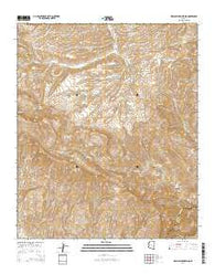 Mescal Warm Spring Arizona Current topographic map, 1:24000 scale, 7.5 X 7.5 Minute, Year 2014